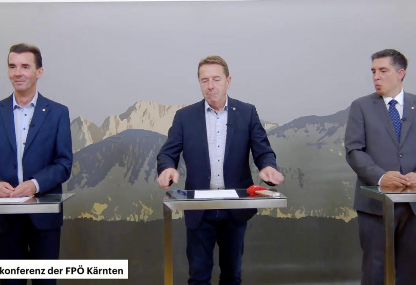 Pressekonferenz mit Erwin Angerer, Christoph Staudacher und Josef Ofner