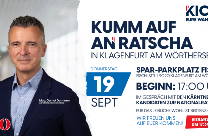 Klagenfurt Stadt – „Kumm auf an Ratscha“