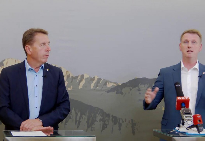 Pressekonferenz mit Erwin Angerer und Harald Thau