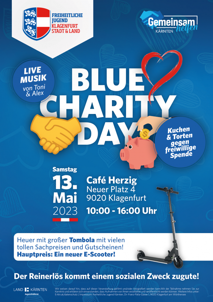 Blue Charity Day der Freiheitlichen Jugend