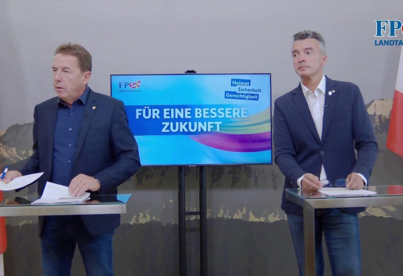 Pressekonferenz mit Erwin Angerer und Gernot Darmann