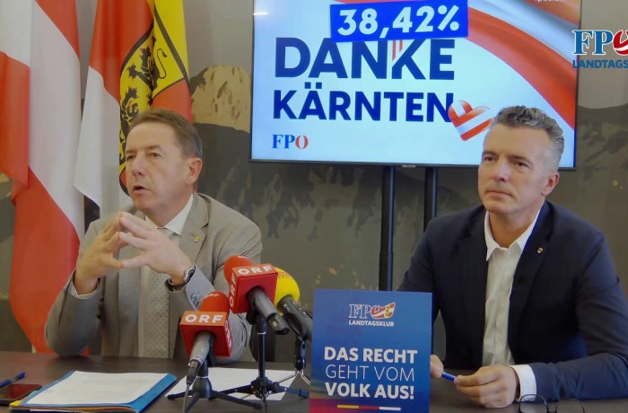 Pressekonferenz mit Erwin Angerer und Gernot Darmann