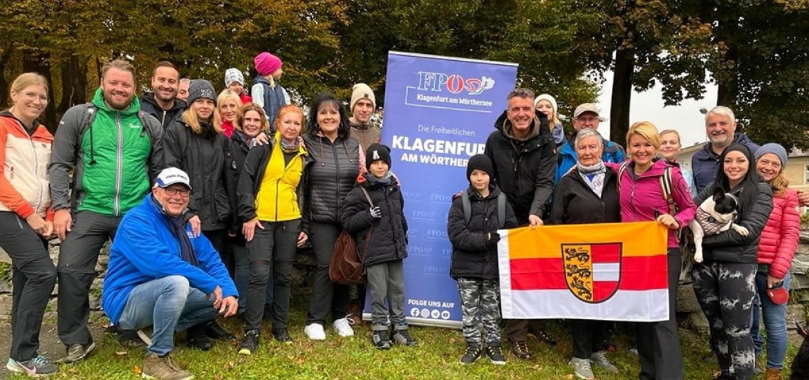 FPÖ-Heimat-Herbst "Herbstwanderung" in Klagenfurt