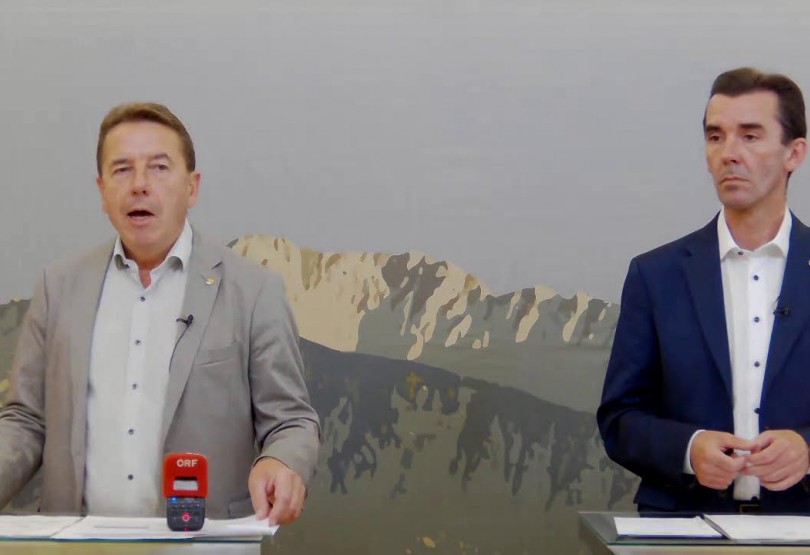 Pressekonferenz mit Erwin Angerer und Josef Ofner